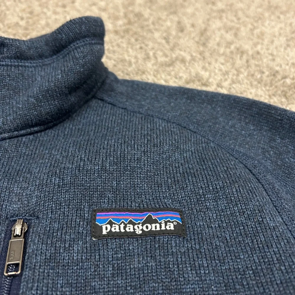 Patagonia Better Sweater 1/4 Zip Pullover Small Blue Fleece 25522‎ FA18 Mens